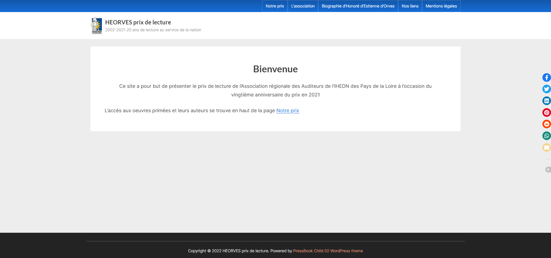 You are currently viewing Site associatif avec CMS heorves.site